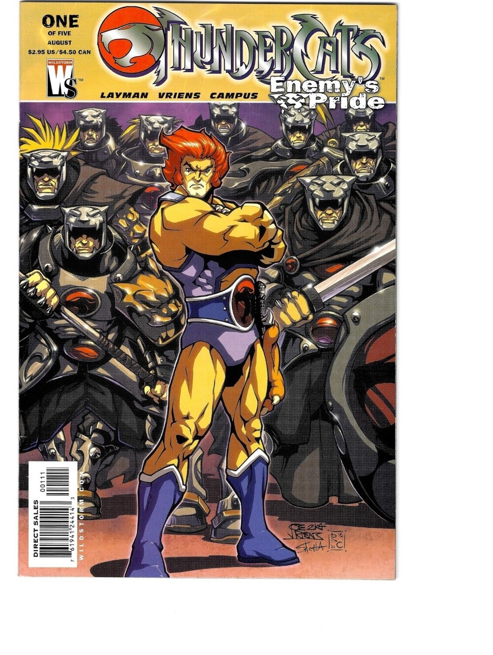 Thundercats Enemy's Pride #1 2004 WildStorm Productions - Mint